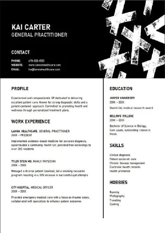 Currículo Kai Carter Executivo